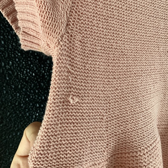 BCBGMAXAZRIA Pink Knit Tee Cardigan (S) - Picture 8 of 8